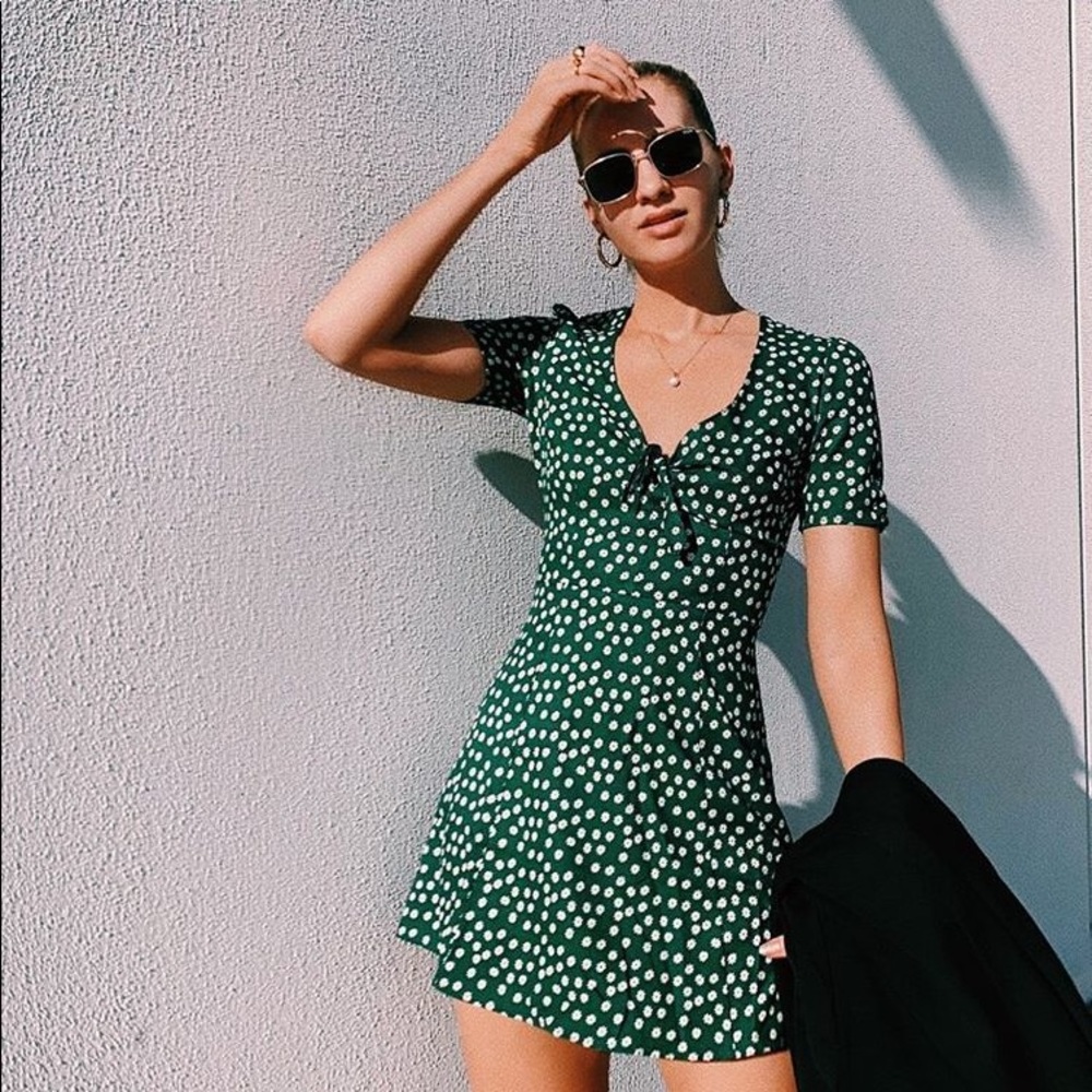FOREST GREEN DRESS